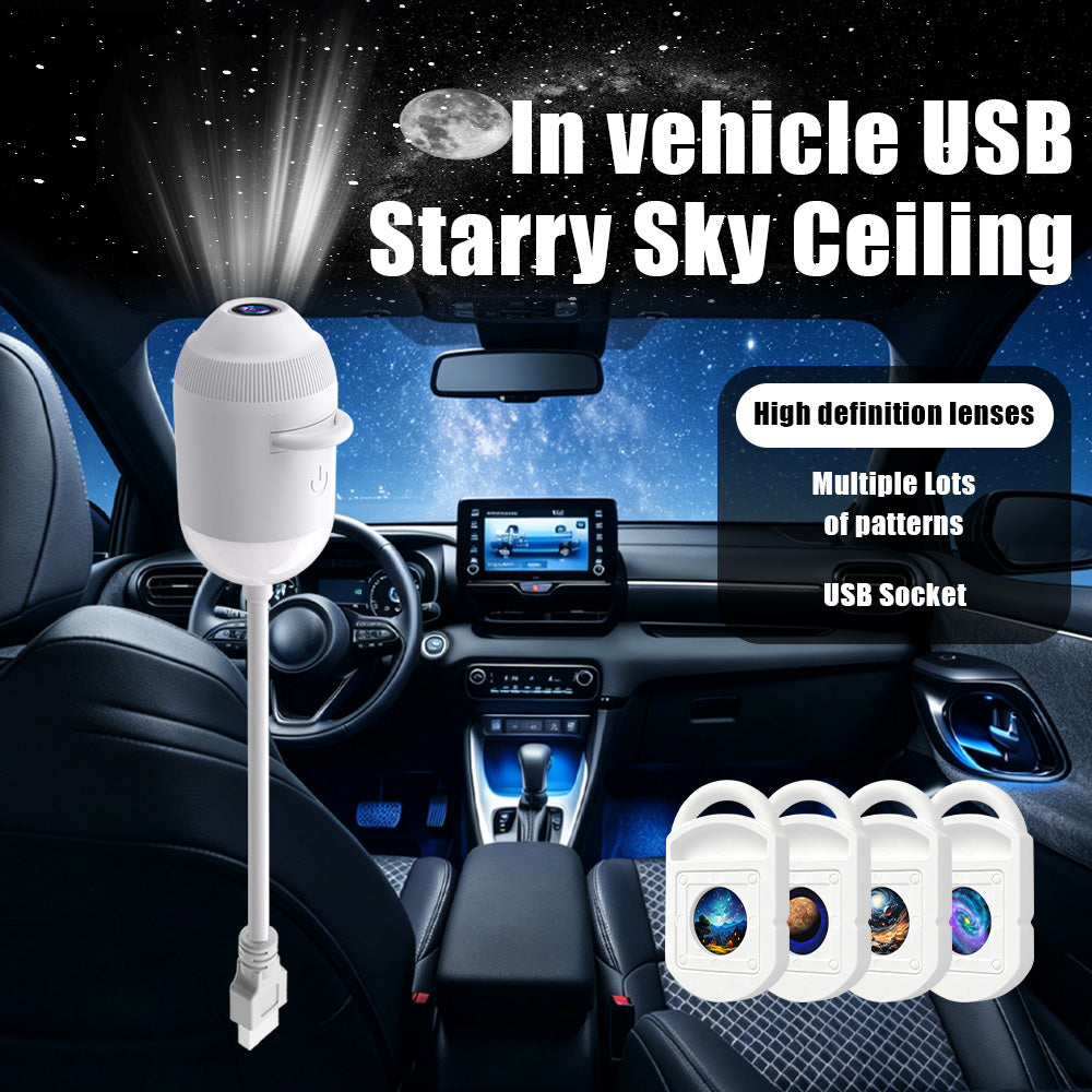 4K LED Baby Night Light Projector Ocean/Moon/Star